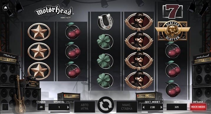 Игровой автомат Motörhead Video Slot™