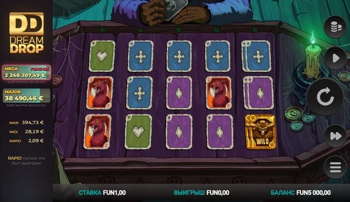 Игровой автомат Grim The Splitter Dream Drop