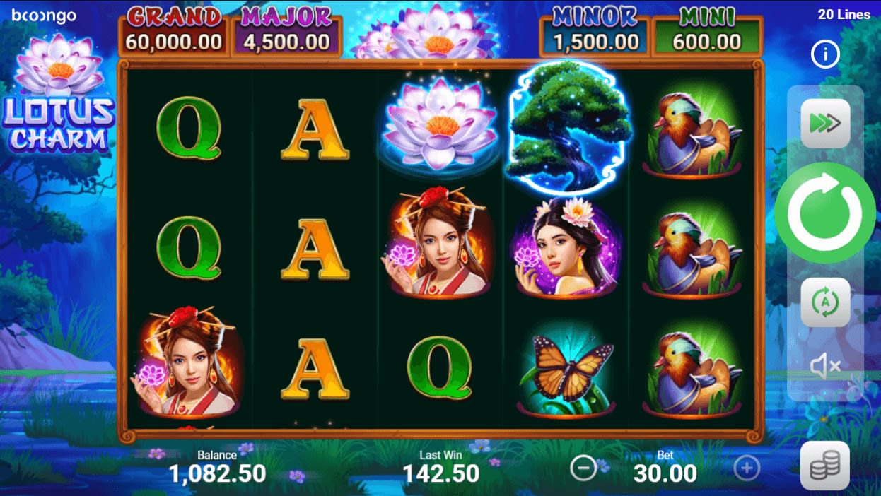 Play lotus flower slot machine online free