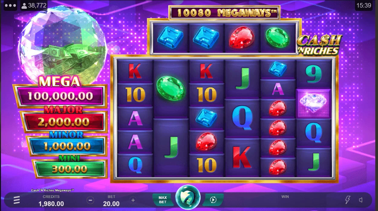 Play cash slot games