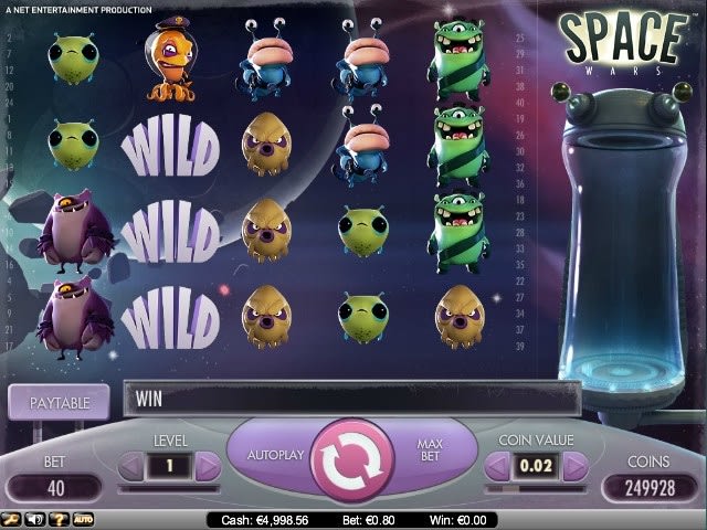 Space cows slot machine