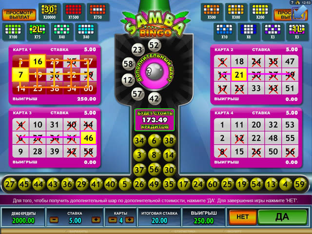 Play bingo pattern slot machines