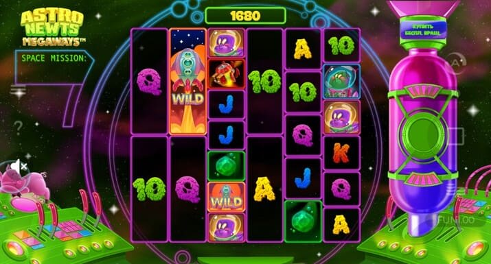 Игровой автомат Astro Newts Megaways