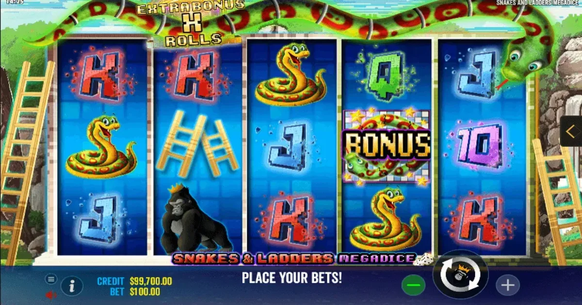 Play Slots Snakes and Ladders Megadice™ for Real Money or for Fun with
