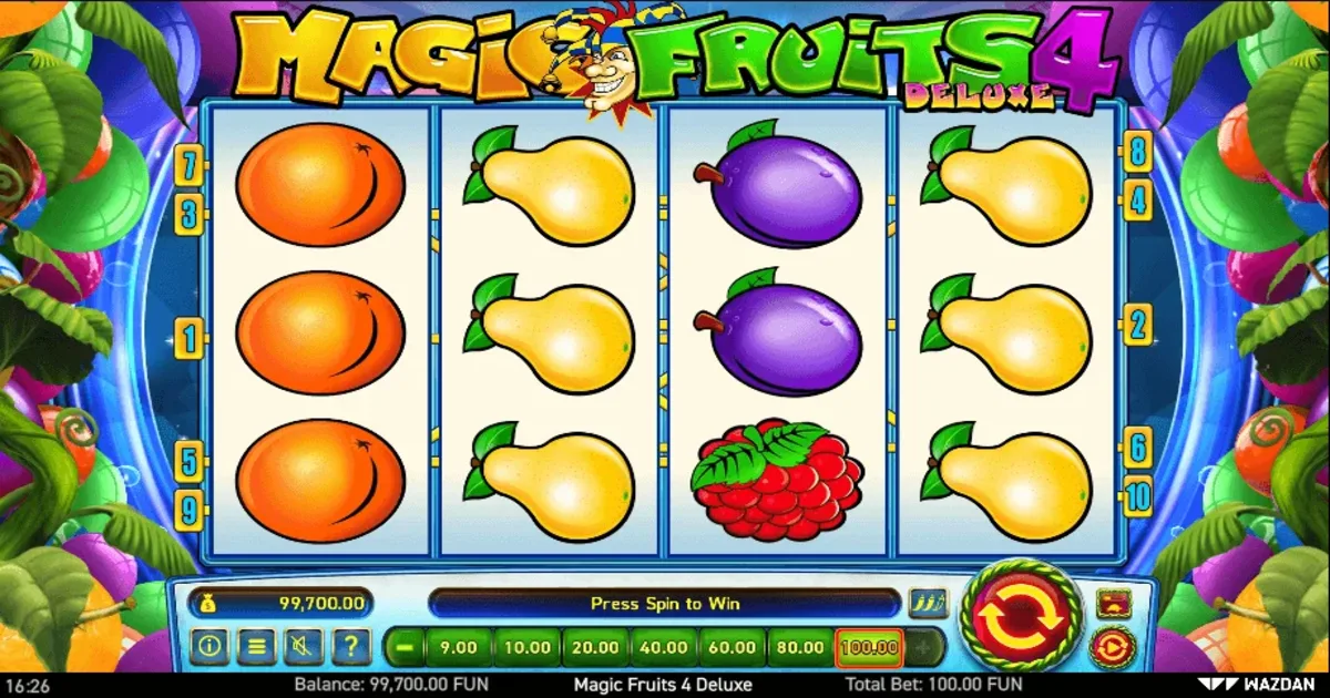 Free slot machine fruits