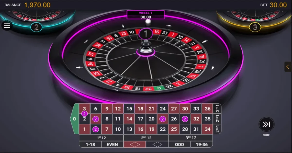 Play 3 wheel slot machine