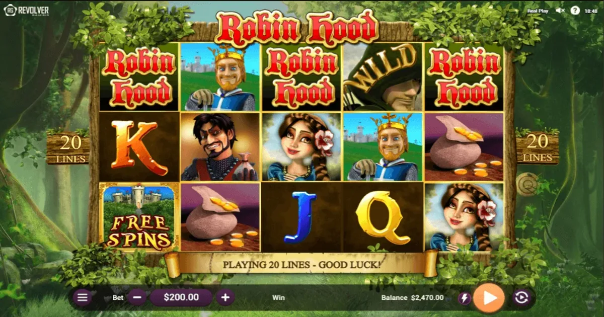 Free slot games robin hood