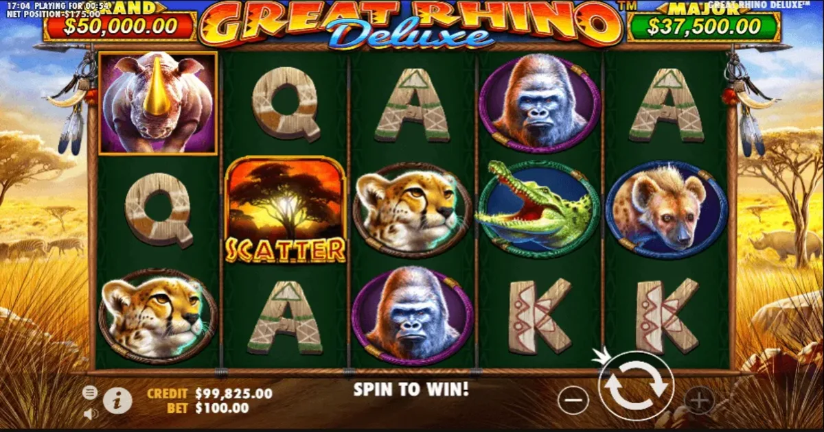 Play black rhino slot machine free