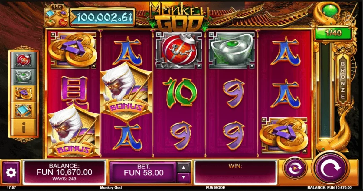 Monkey slot machine game