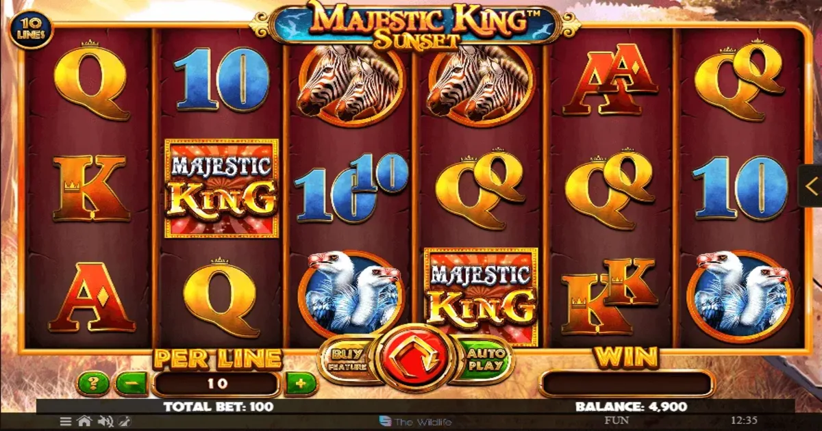 Majestic King - Sunset Free Slot Machines in Online Casinos Playfortuna ...