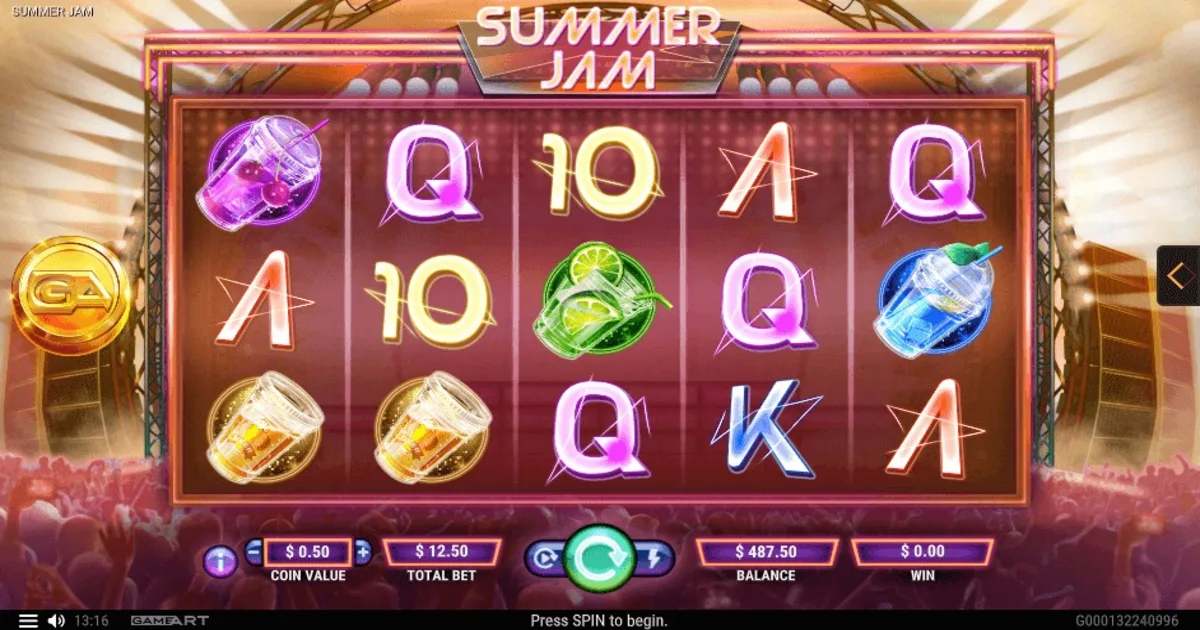 Slot Machine Summer Jam Play Online for Free Playfortuna Free
