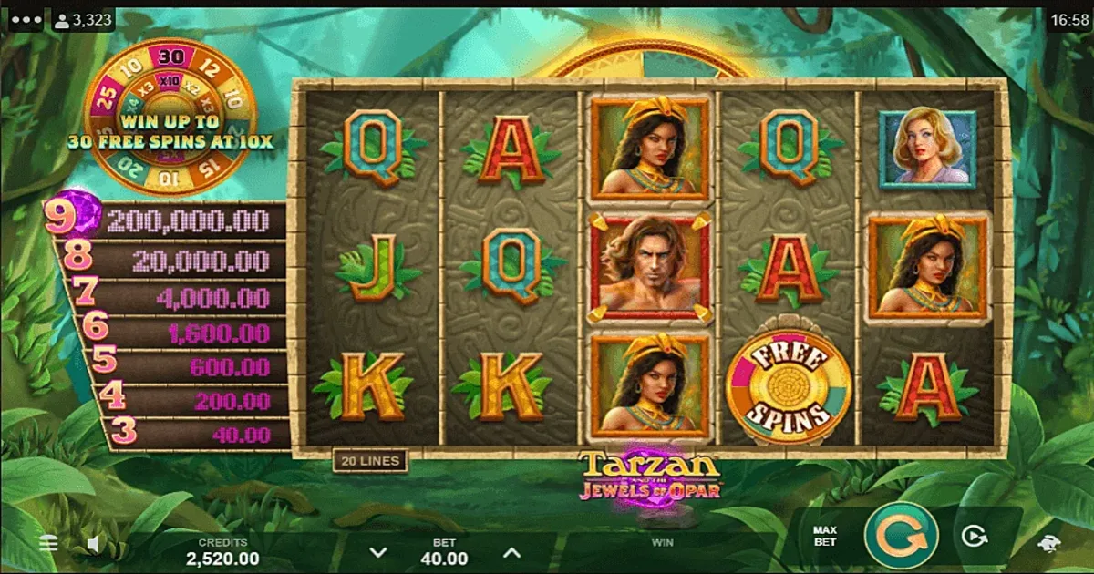 Free tarzan slot machine game