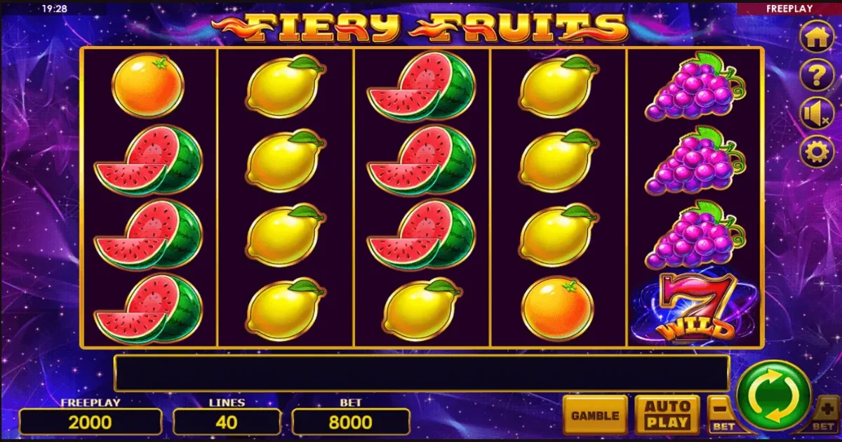 Free fruit slot machines