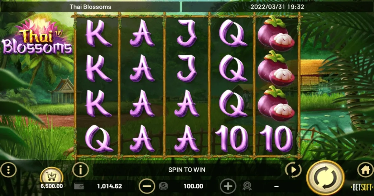 Play thai flower slot game