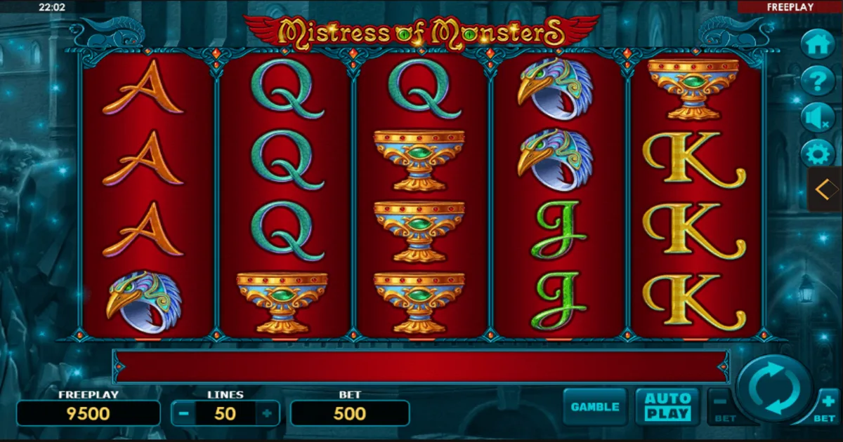 Free Play Mistress of Monsters Slots Game - Online Casino Slot ...